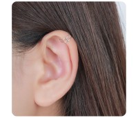 Bright Double Stars Dual Ring Ear Cuff EC-202